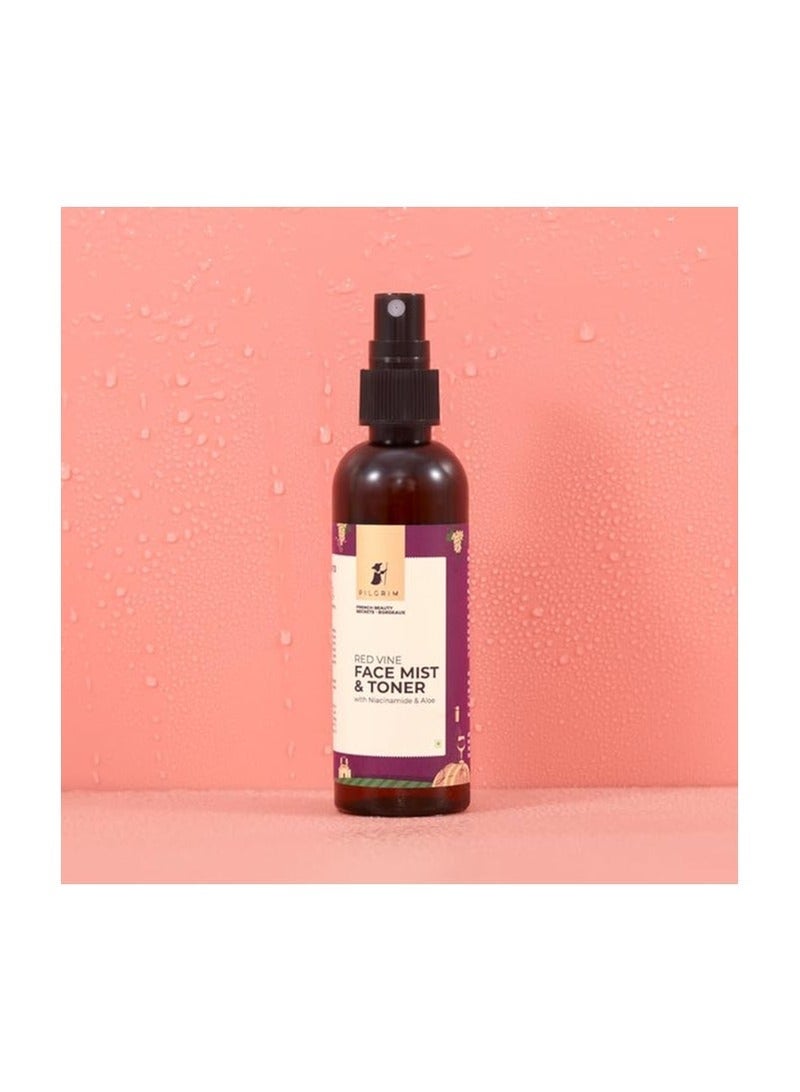 Pilgrim Alcohol Free Red Vine Face Toner, Face Mist Spray For Anti Ageing, Glowing Skin, Dry, Oily Skin, Men & Women,100ml - Image 3